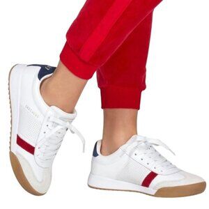 Skechers White and Red Women's Sneakers